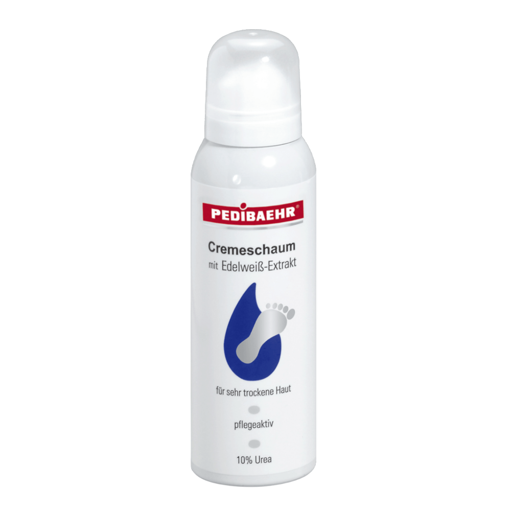 BAEHR Cremeshaum mit Edelweiss-Extrakt 125ml - Крем-пінка для ніг з екстрактом едельвейса та сечовиною BAEHR Cremeshaum mit Edelweiss-Extrakt 125ml - Крем-пінка для ніг з екстрактом едельвейса та сечовиною